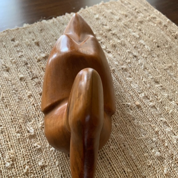 Hand carved wood duck - Picture 10 of 10